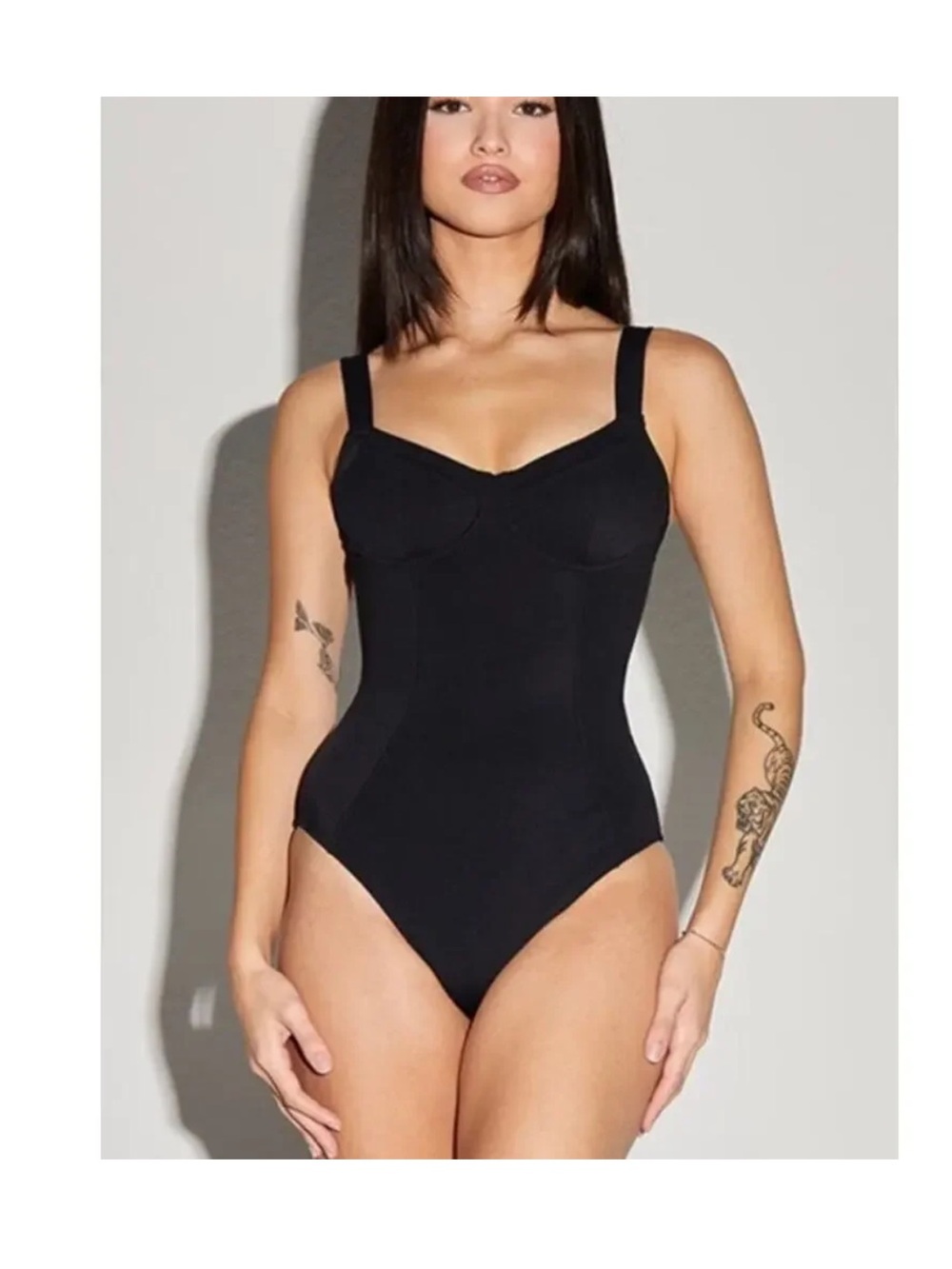 NWT! TA4 high cut, lifty Black  swimsuit, small, regular/long torso, B/C